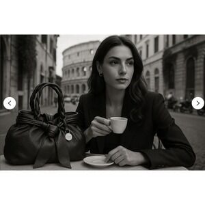 Furla Vintage Y2K 2000s Italian Luxury Designer Brown Leather Tote Purse Bag